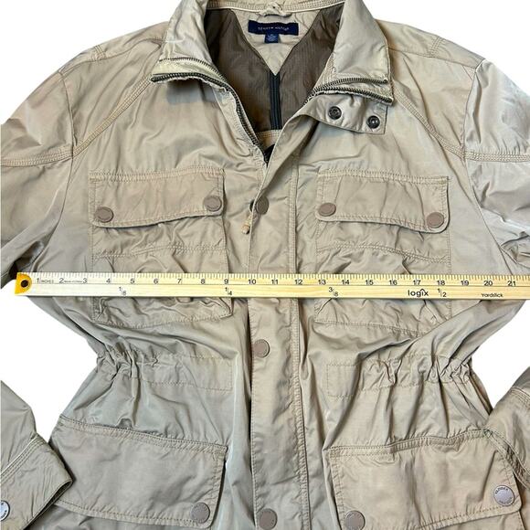 Tommy Hilfiger Coat Jacket Khaki Heavy Outdoor Waterproof Camping Hiking SZ XL - Picture 12 of 14